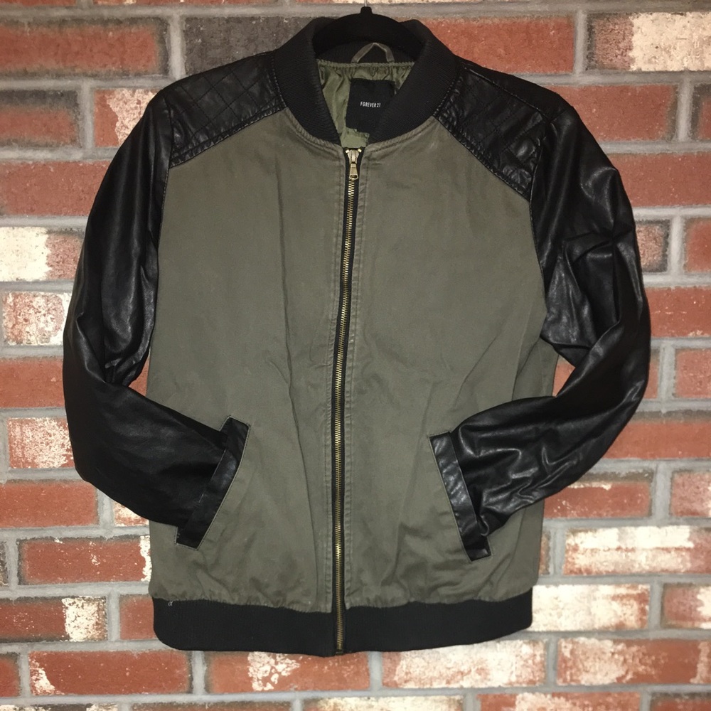 Green Bomber Jacket